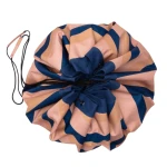 Worek na Zabawki i Mata do Zabawy NOOMAD Outdoor 2w1 - Mokka Strip / Play&Go