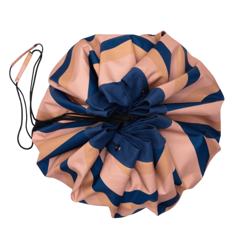 Worek na Zabawki i Mata do Zabawy NOOMAD Outdoor 2w1 - Mokka Strip / Play&Go