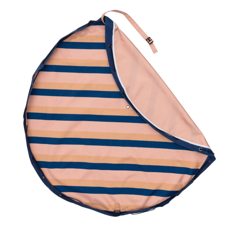 Worek na Zabawki i Mata do Zabawy NOOMAD Outdoor 2w1 - Mokka Strip / Play&Go