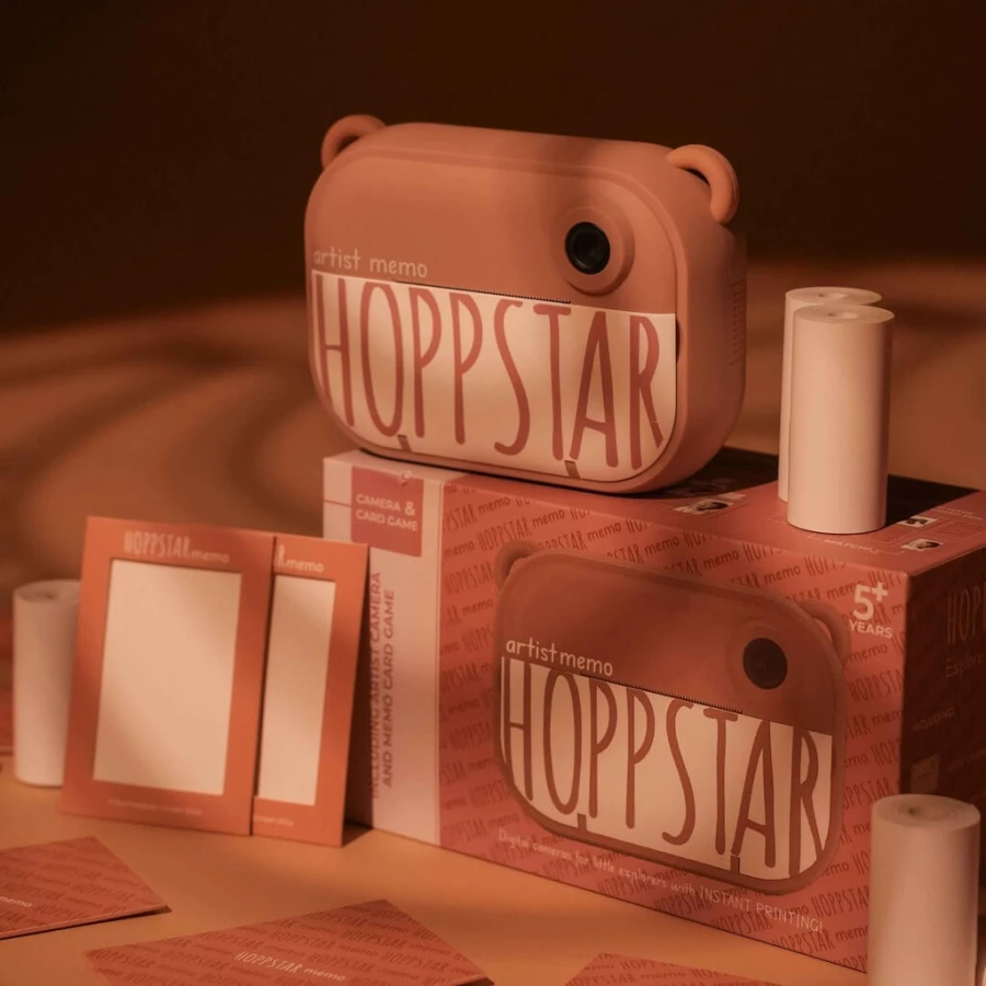 Aparat fotograficzny dla dzieci z drukarką, wkładami i ramkami na zdjęcia Artist - Memo Almond / Hoppstar