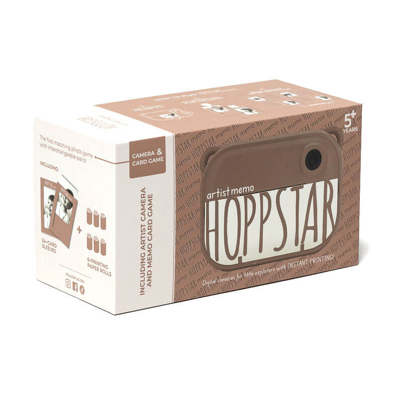Aparat fotograficzny dla dzieci z drukarką, wkładami i ramkami na zdjęcia Artist - Memo Almond / Hoppstar