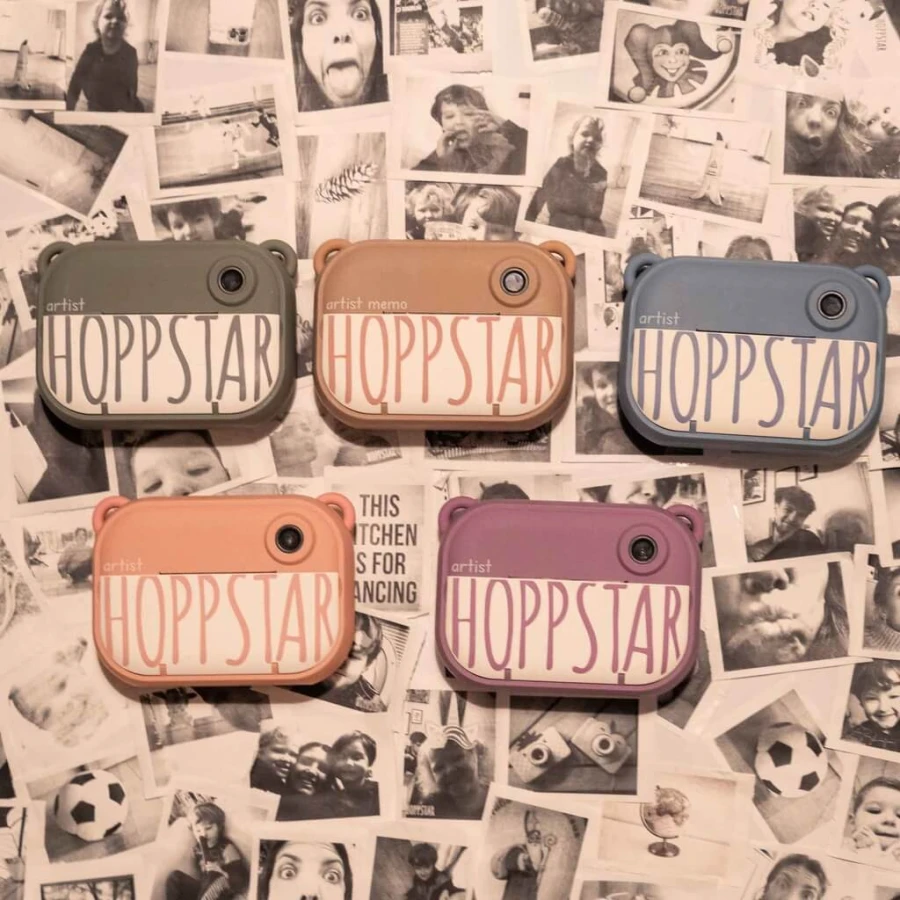 Aparat fotograficzny dla dzieci z drukarką, wkładami i ramkami na zdjęcia Artist - Memo Almond / Hoppstar