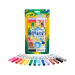 Flamastry stożkowe dla dzieci zmywalne Mini, 14szt. / Crayola 