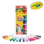 Flamastry ze stempelkami mini Emoji, 16szt. / Crayola 