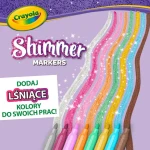 Flamastry błyszczące Shimmer, 8szt. / Crayola 