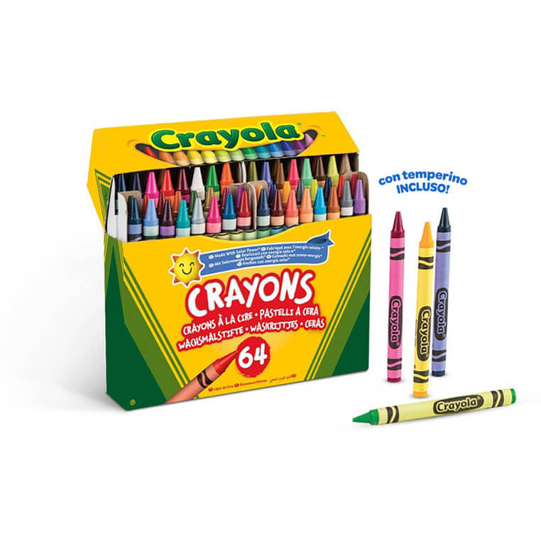 Kredki świecowe, 64szt. / Crayola 