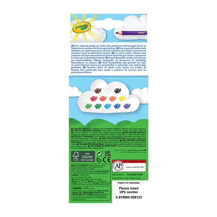 Kredki ołówkowe, 12 szt. / Crayola 