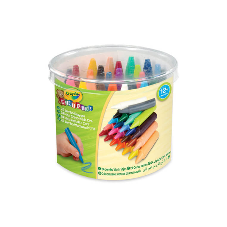 Kredki świecowe grube Jumbo Mini Kids, 24szt. / Crayola 