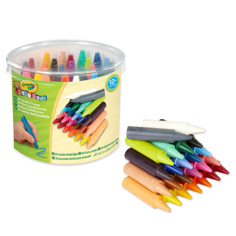 Kredki świecowe grube Jumbo Mini Kids, 24szt. / Crayola 