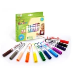 Flamastry zmywalne z płaską końcówką odporną na nacisk Mini Kids, 12szt. / Crayola