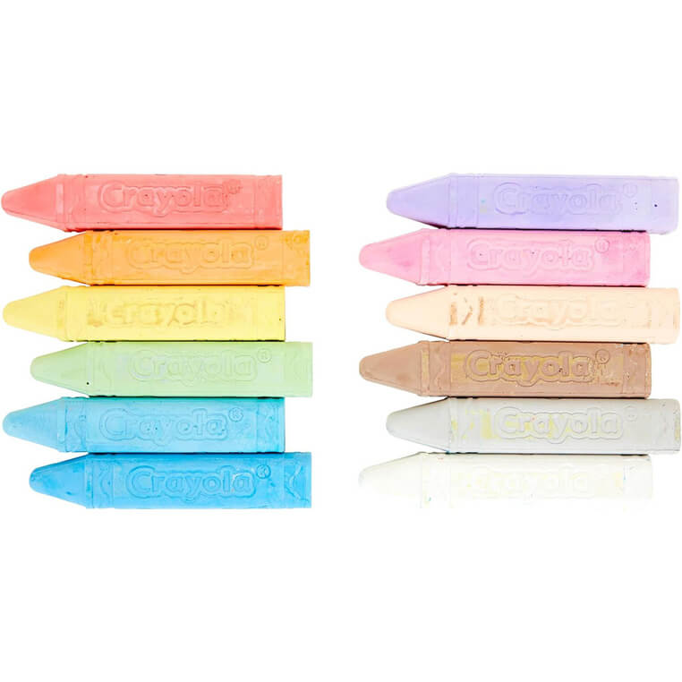 Kreda chodnikowa kolorowa, 16szt. / Crayola