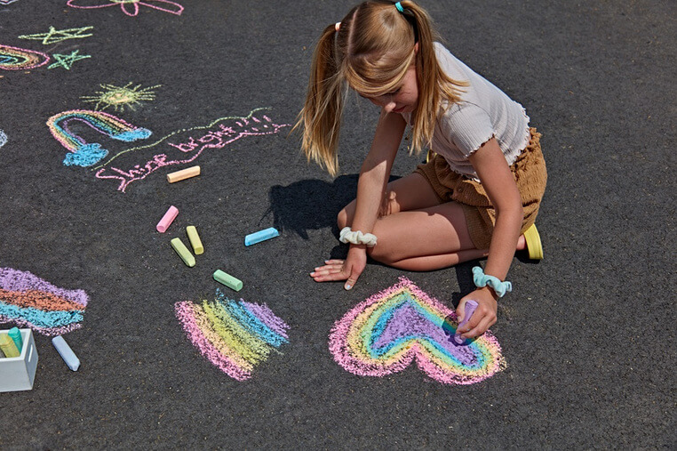 Kreda chodnikowa kolorowa, 16szt. / Crayola