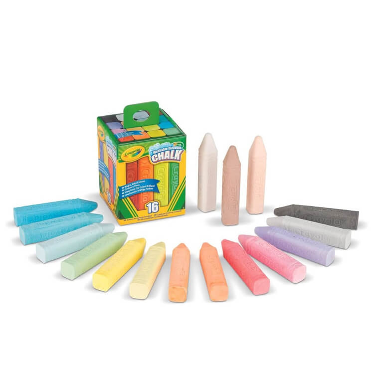 Kreda chodnikowa kolorowa, 16szt. / Crayola