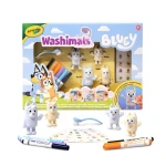 Zestaw 4 figurek do malowania i mycia Washimals, Bluey 3+ / Crayola