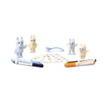 Zestaw 4 figurek do malowania i mycia Washimals, Bluey 3+ / Crayola