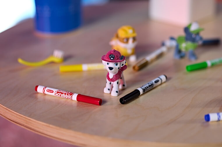 Zestaw 5 figurek do malowania i mycia Washimals, Psi Patrol 3+ / Crayola