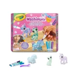 Zestaw 3 figurek do malowania i mycia Washimals, Pastel Pets 3+ / Crayola