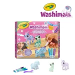 Zestaw 3 figurek do malowania i mycia Washimals, Pastel Pets 3+ / Crayola