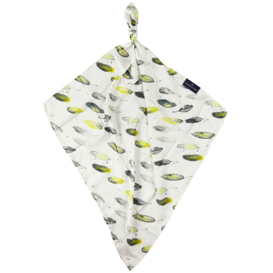 Pieluszka bambusowa Piórka RÓŻNE ROZMIARY / bamboo-line