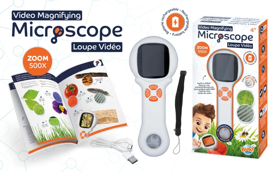 Mikroskop video powiększenie 500x / Buki