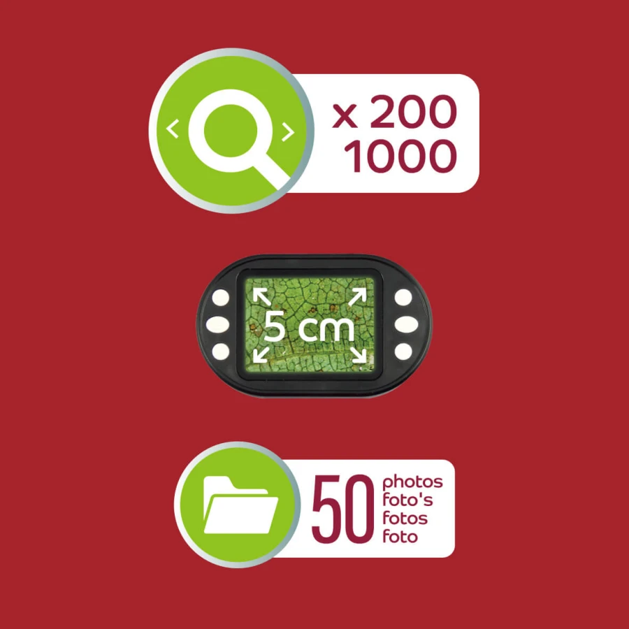 Mikroskop video powiększenie 200x-1000x / Buki