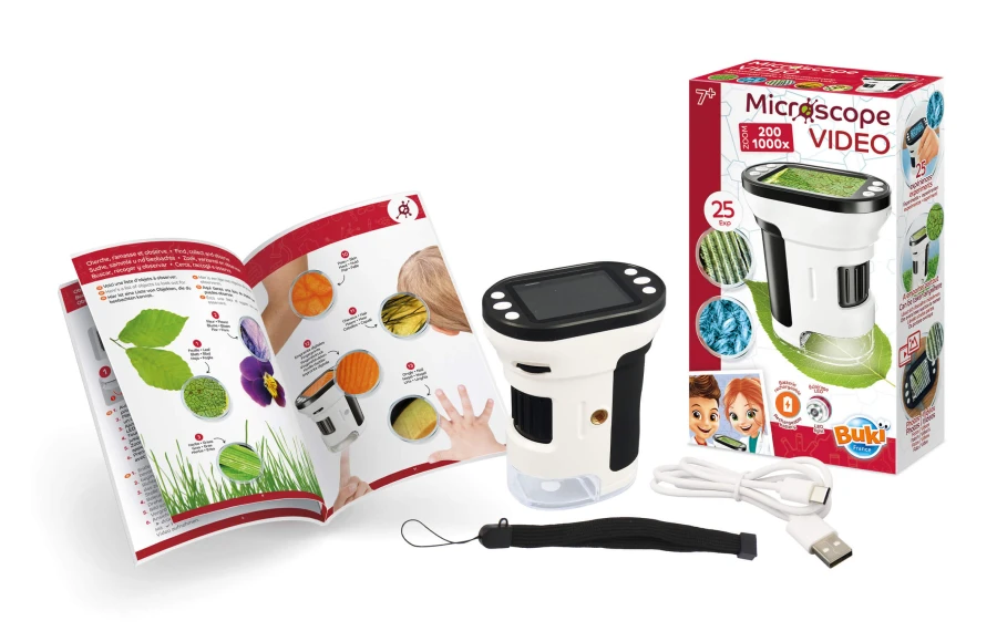 Mikroskop video powiększenie 200x-1000x / Buki