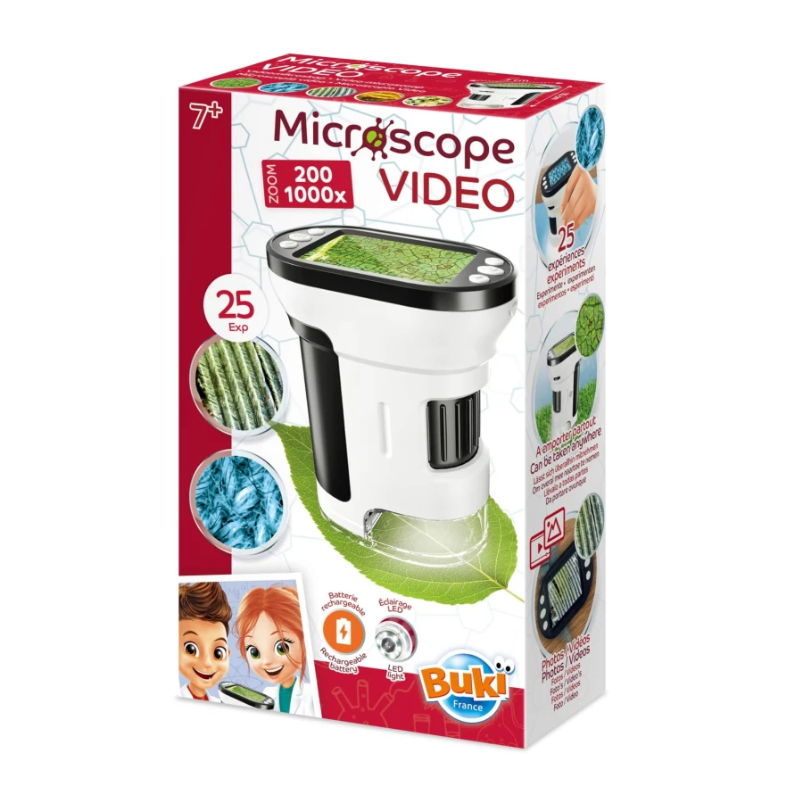 Mikroskop video powiększenie 200x-1000x / Buki