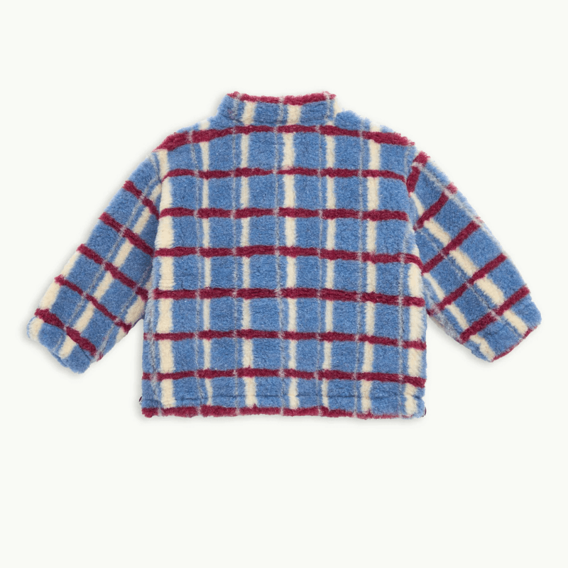 Dziecięca wełniana kurtka kangurka - shadow blue / Happymess