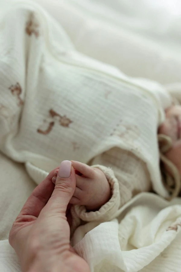 Śpiworek z organicznego muślinu 1.0 TOG - alpacas / My Memi