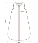 Śpiworek z organicznego muślinu 1.0 TOG - twigs / My Memi