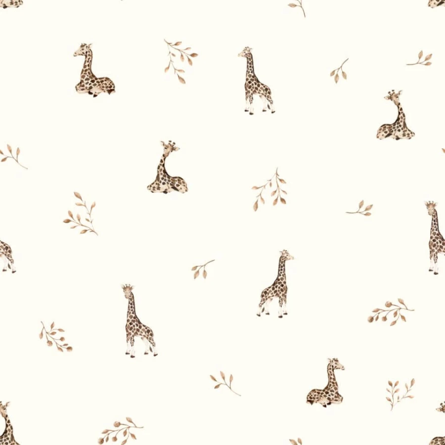 Śpiworek z organicznego muślinu 1.0 TOG - giraffes / My Memi