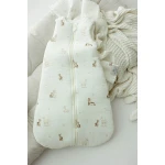 Śpiworek z organicznego muślinu 2.5 TOG - alpacas / My Memi