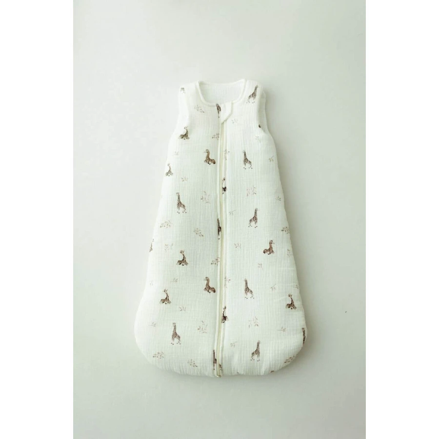 Śpiworek z organicznego muślinu 2.5 TOG - twigs / My Memi