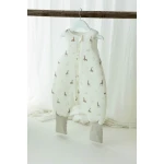 Śpiworek z organicznego muślinu z nogawkami 1-3 lata, 2,5 TOG - giraffes / My Memi