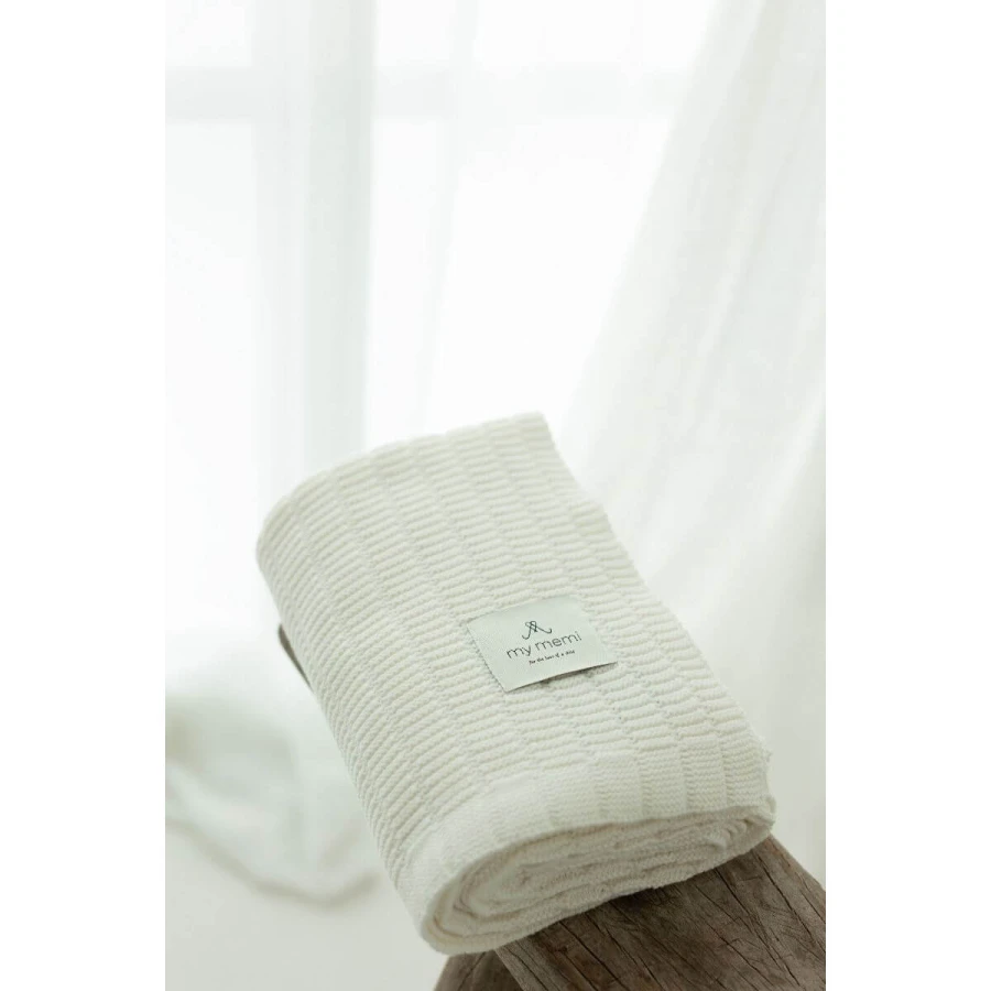 Bambusowy kocyk cream 80x100 - Vini / My Memi