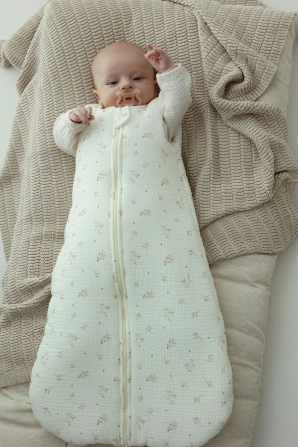 Bambusowy kocyk light beige 80x100 - Vini / My Memi