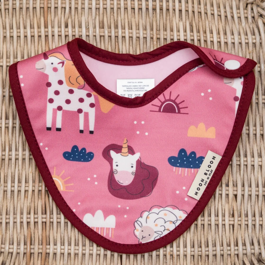 Śliniaczek Niemowlęcy Dream Big / Moon Bloom