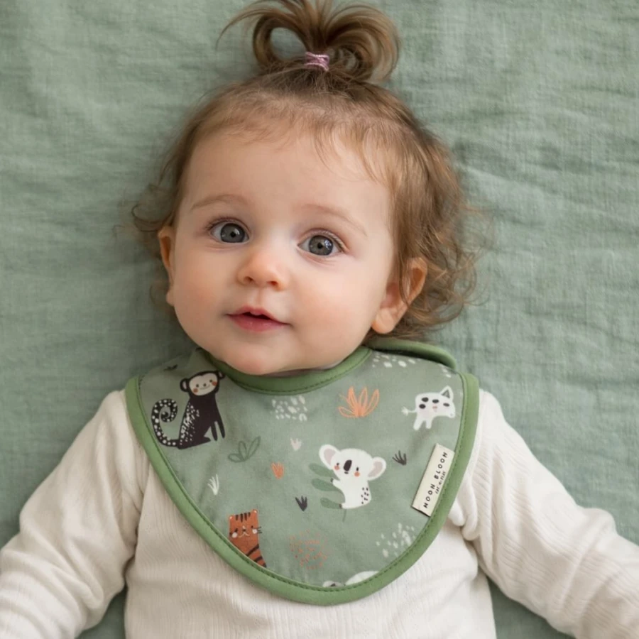 Śliniaczek Niemowlęcy Safari / Moon Bloom