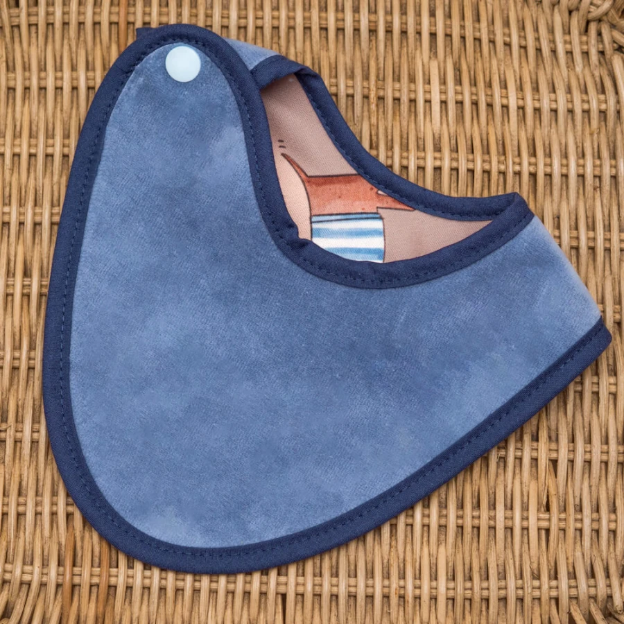 Śliniaczek Niemowlęcy Happy Puppy / Moon Bloom