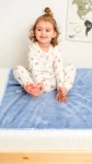 Wodoodporny podkład na łóżko dziecięce Royal / Moon Bloom 