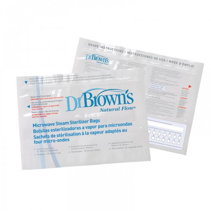 Torebki do sterylizacji, 5szt. /  Dr Brown's