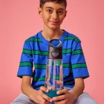 Tritanowa butelka ze słomką Night Vision / b.box