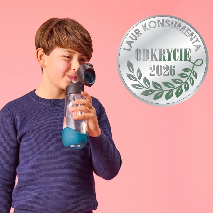 Tritanowa butelka ze słomką Night Vision / b.box