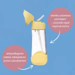 Tritanowa butelka ze słomką Sugar Plum / b.box