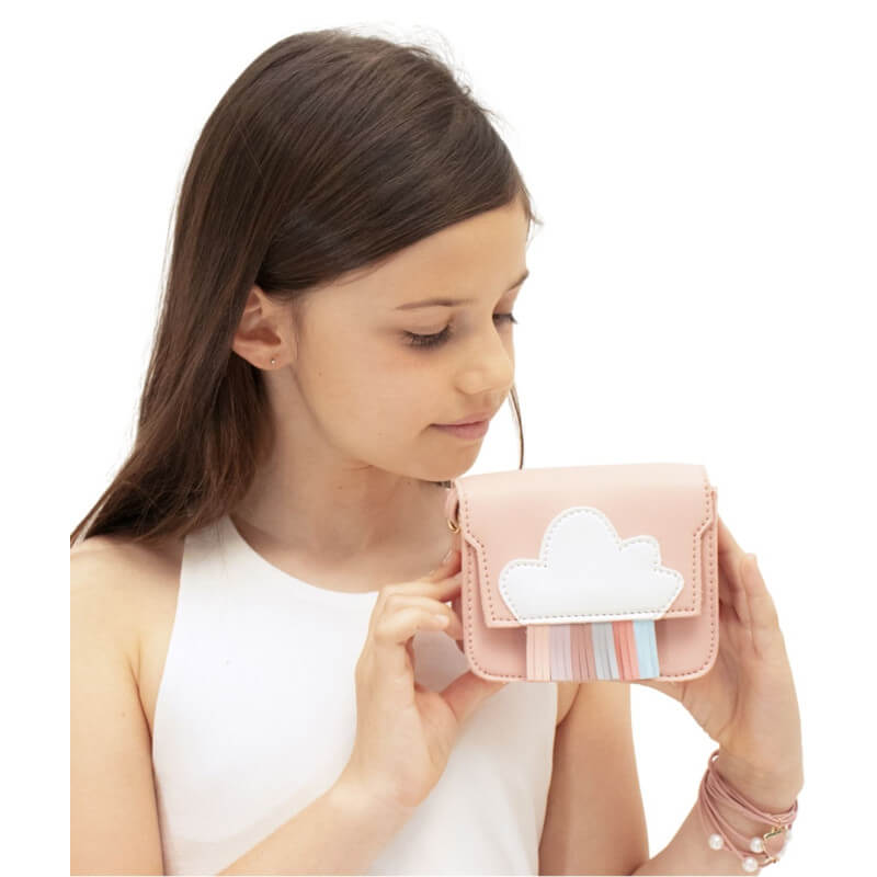 Torebka na ramię RAINBOW MINI - różowa / Yuko B.