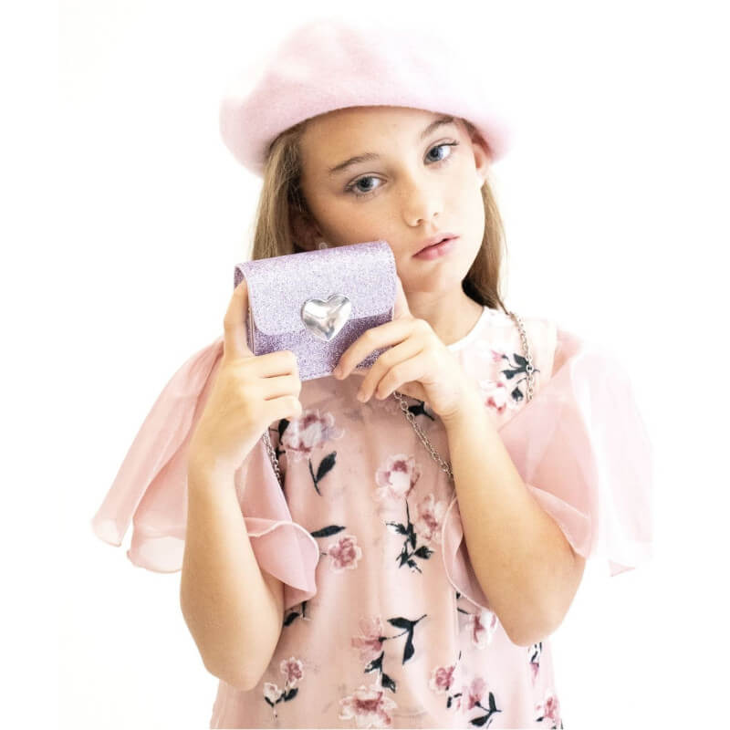 Torebka na ramię MINI LOVE - fioletowa / Yuko B.