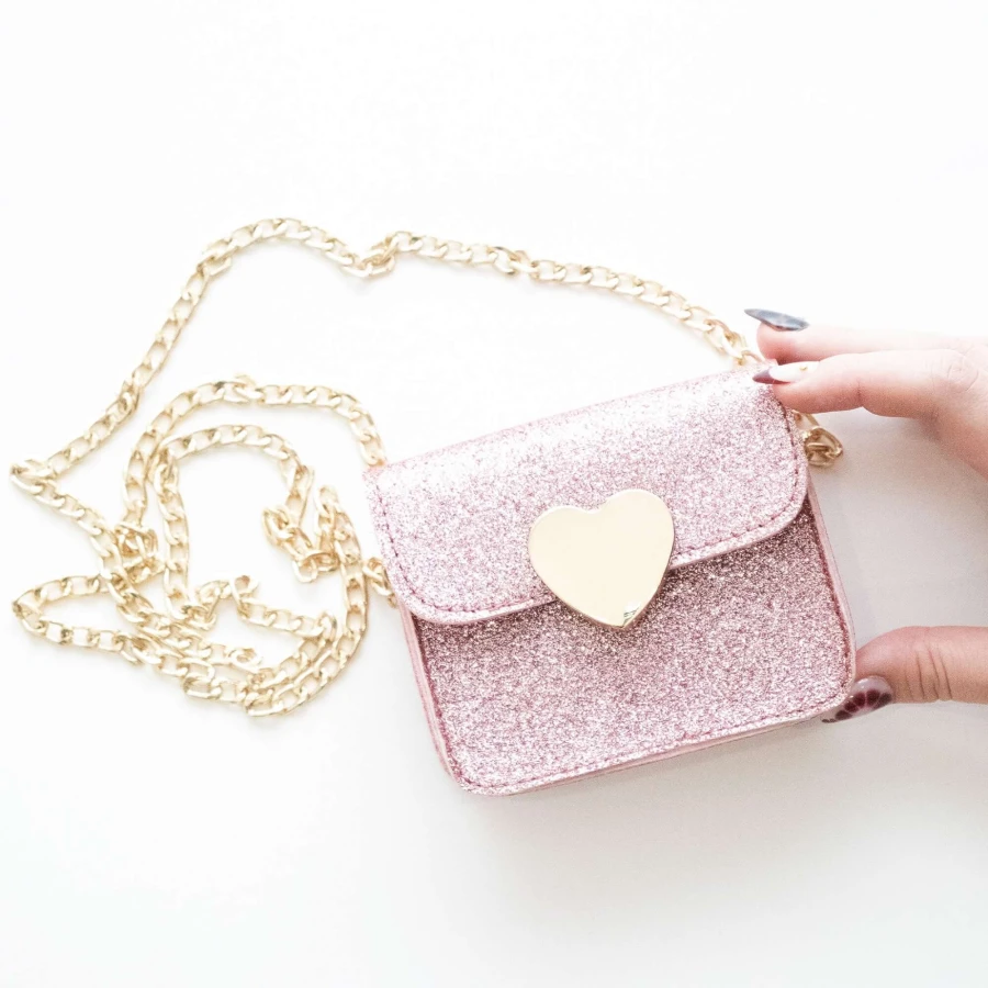 Torebka na ramię MINI LOVE - różowa / Yuko B.