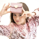 Torebka na ramię MINI LOVE - różowa / Yuko B.