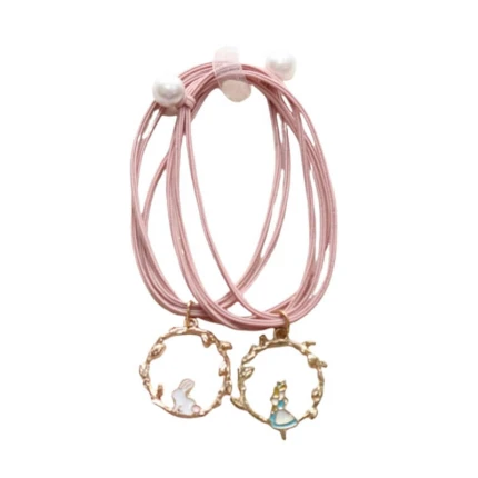 Gumki do włosów, bransoletki - Alicja, 2 szt. / Yuko B.