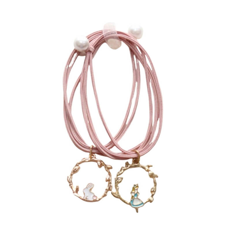 Gumki do włosów, bransoletki - Alicja, 2 szt. / Yuko B.